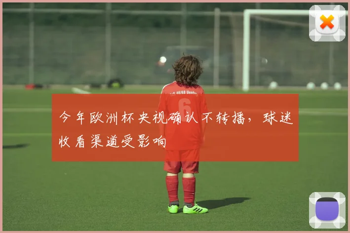 今年欧洲杯央视确认不转播，球迷收看渠道受影响